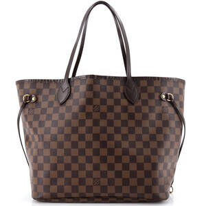 Louis Vuitton Neverfull Tote Damier Mm #226627L13B